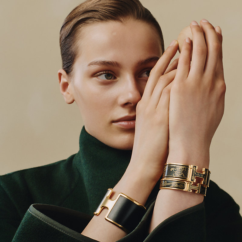 Clic H Herbier Equestre bracelet | Hermès USA